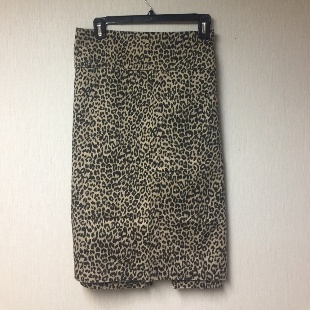Dots cheetah print pencil shirt. Plus size
